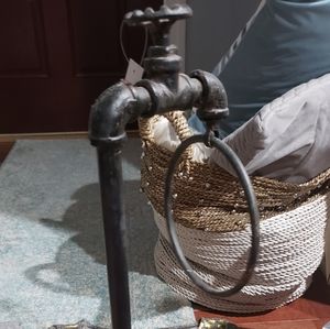 Soap and towel holder